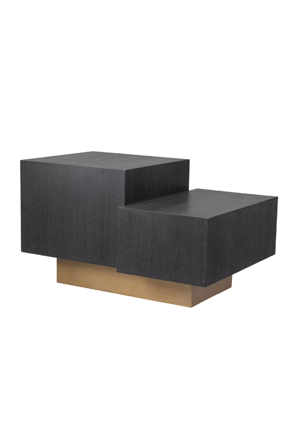 Geometrical Oak Veneer Side Table | Eichholtz Nerone | OROA