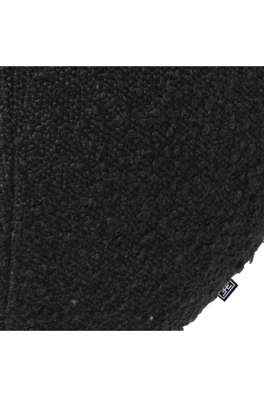 Black Bouclé Ball Cushion | Eichholtz Palla | Oroa.com