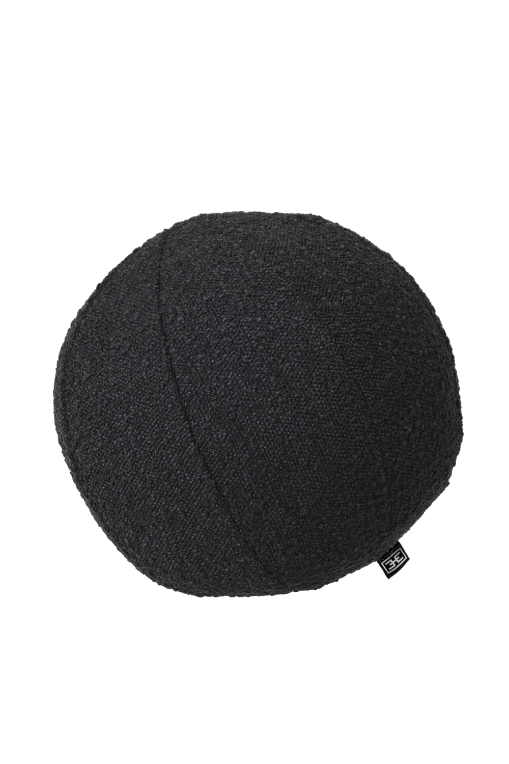 Black Bouclé Ball Cushion | Eichholtz Palla | Oroa.com