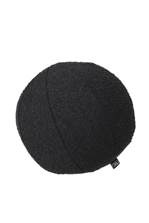 Black Bouclé Ball Cushion | Eichholtz Palla | Oroa.com