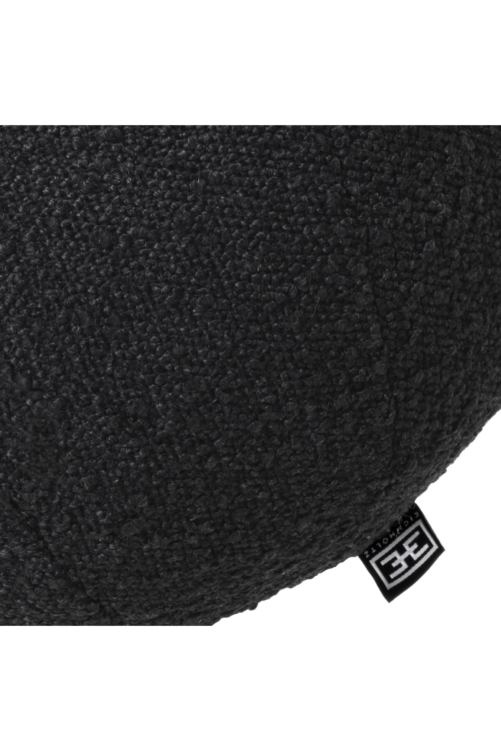 Black Bouclé Ball Cushion | Eichholtz Palla | Oroa.com