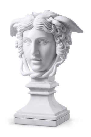White Marble Sculpture | Eichholtz Medusa | OROA