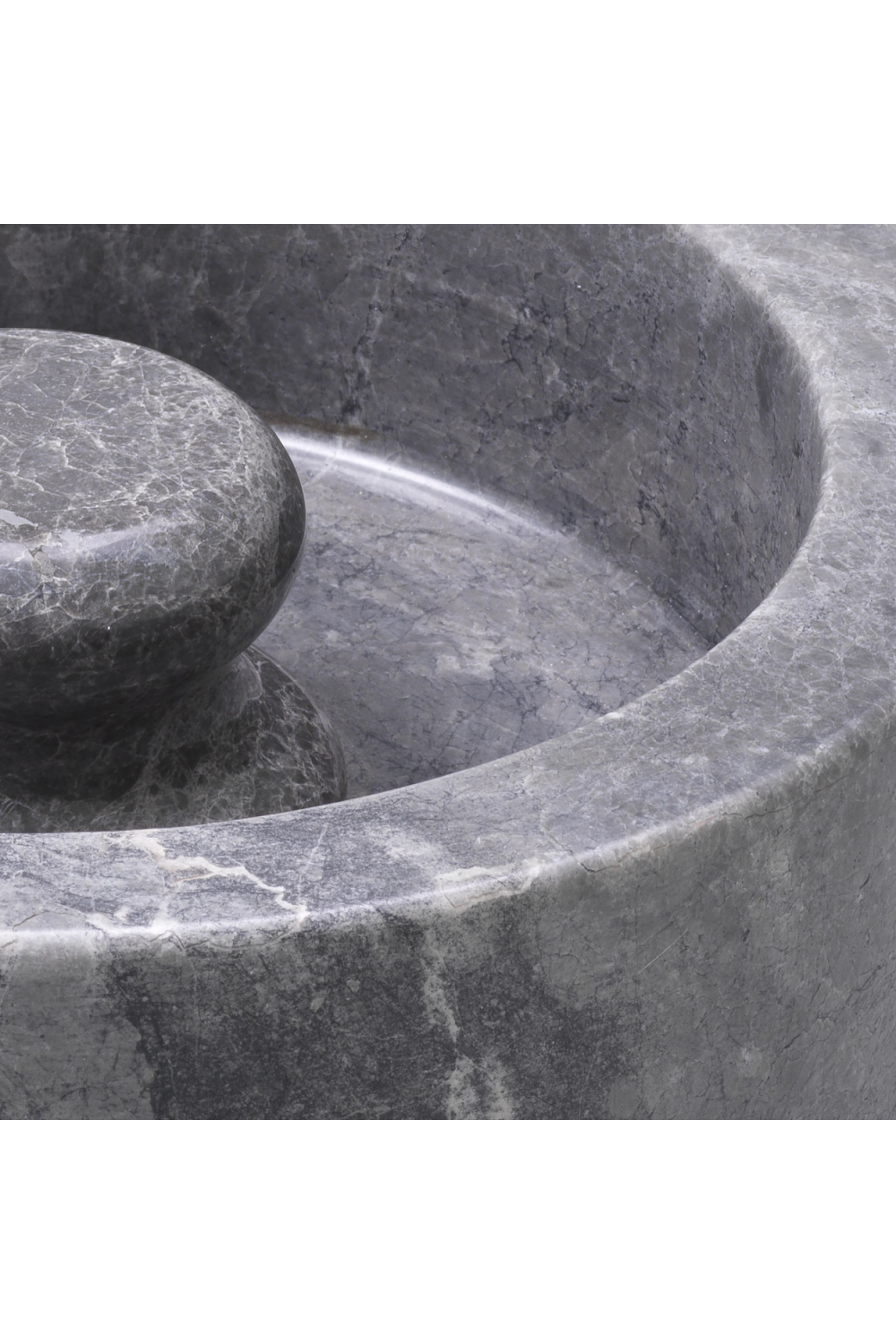 Gray Marble Round Bowl | Eichholtz Poulsen | OROA
