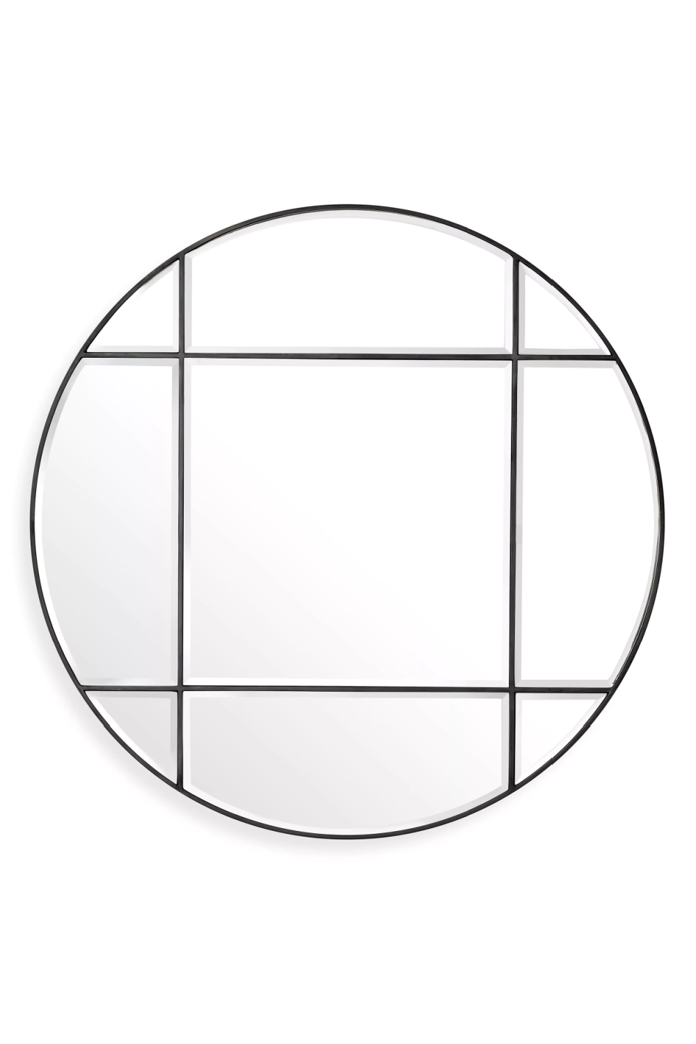 Metallic Framed Round Mirror | Eichholtz Beaumont | OROA.com