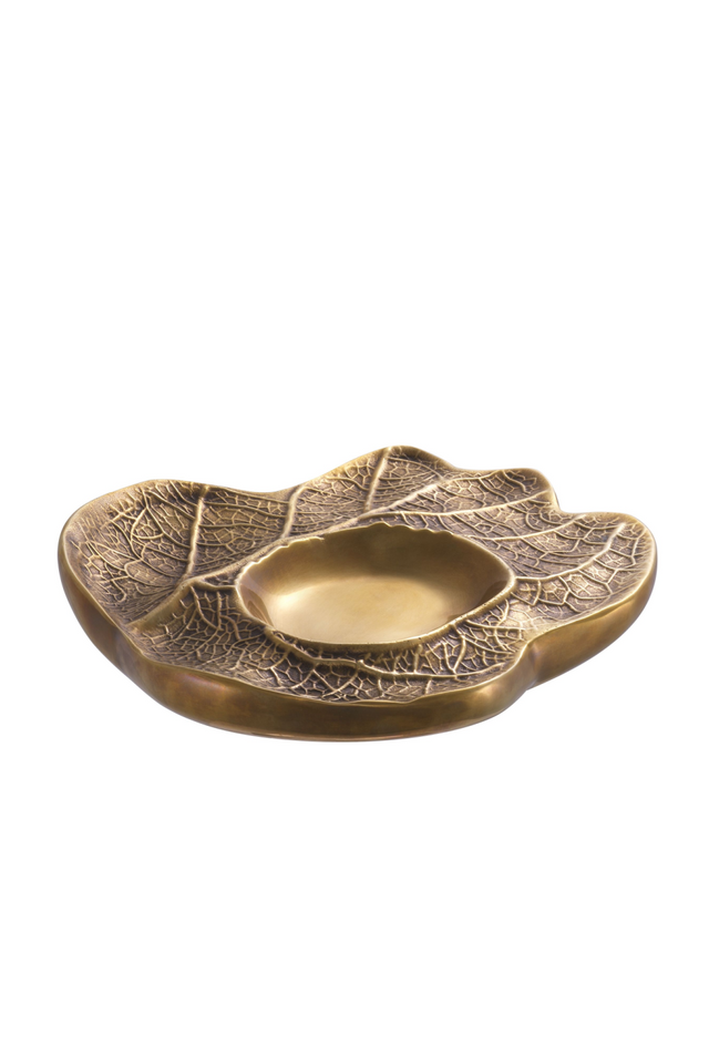 Vintage Brass Leaf Bowl | Eichholtz Clemence | OROA.com