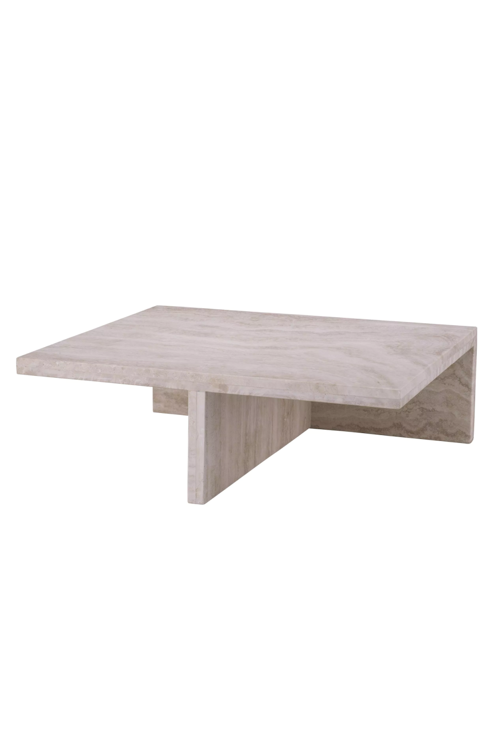 Minimalist Travertine Coffee Table | Eichholtz Amara | Oroa.com