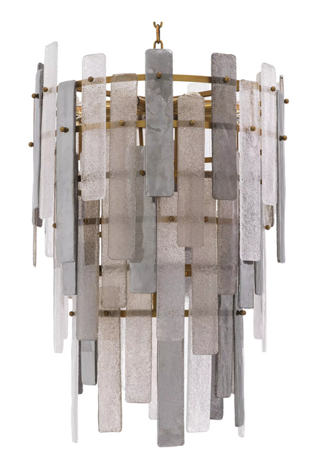 Glass Sheets Contemporary Chandelier | Eichholtz Greyson | OROA.com