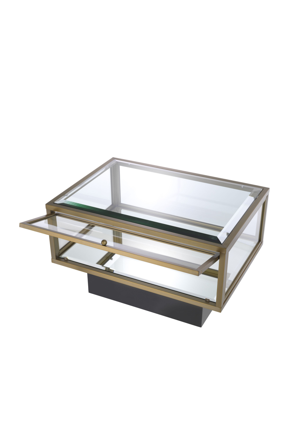 Brass Framed Glass Side Table | Eichholtz Ryan | Oroa.com