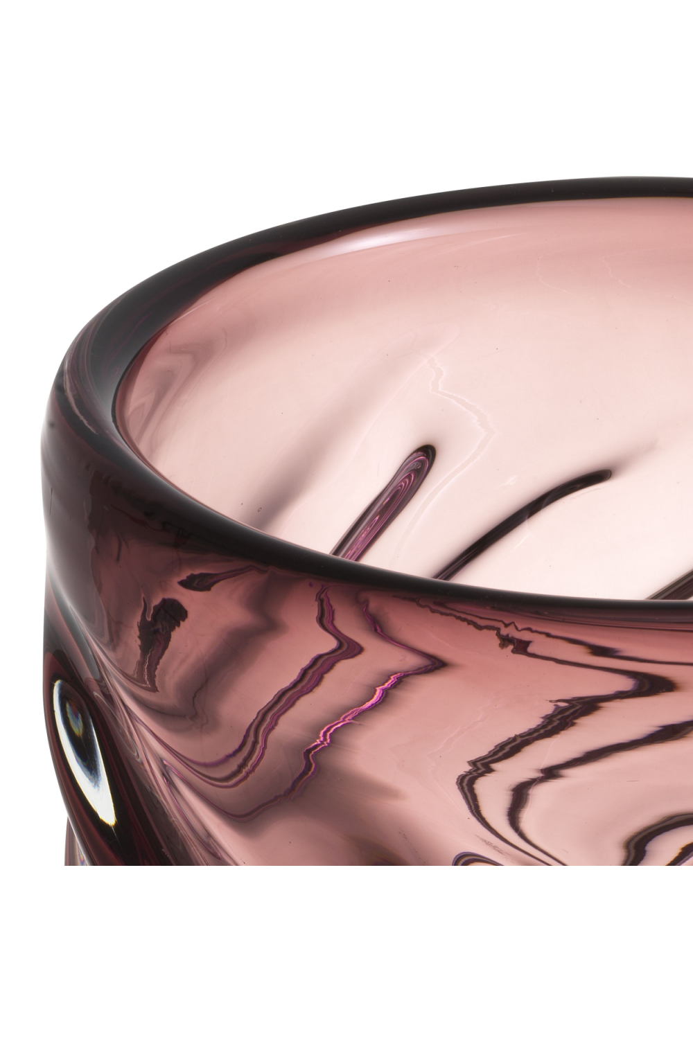 Pink Hand-Blown Glass Vase | Eichholtz Angelito - S | OROA