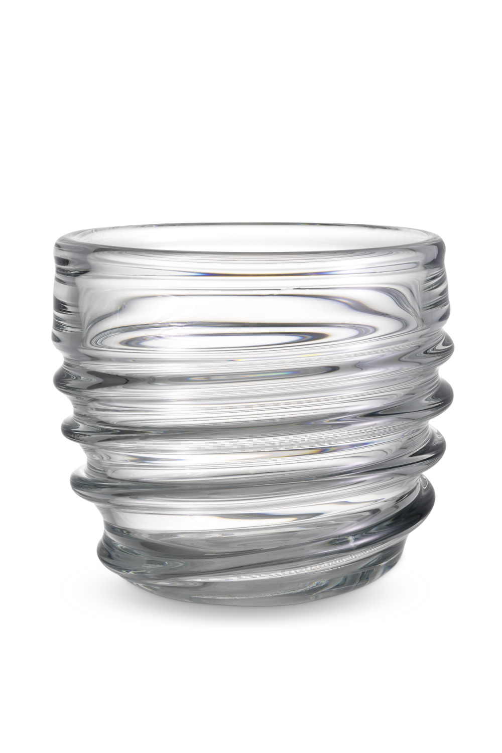 Contemporary Clear Glass Vase | Eichholtz Xalvador - S | OROA