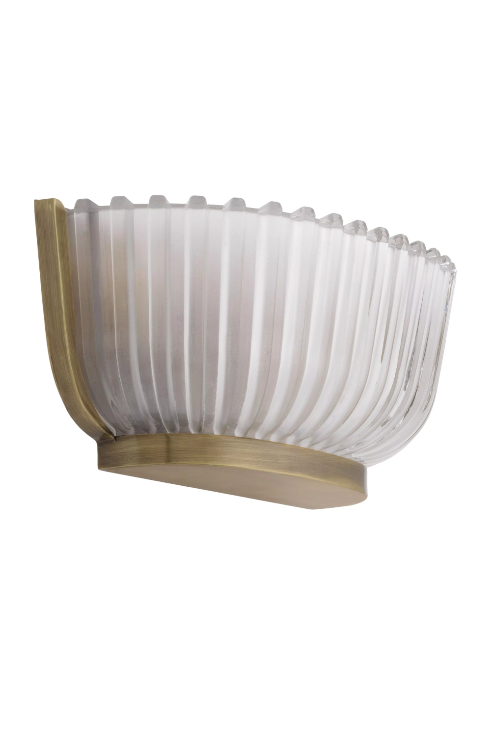 Fluted Frosted Glass Wall Lamp | Eichholtz Artos | OROA