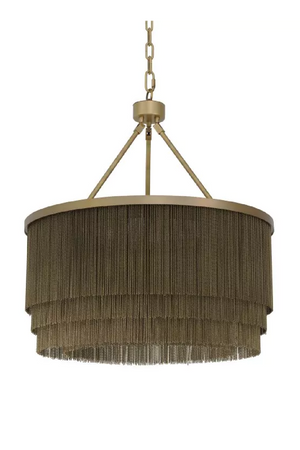 Round Golden Fringed Chandelier | Eichholtz Tissot | Oroa.com