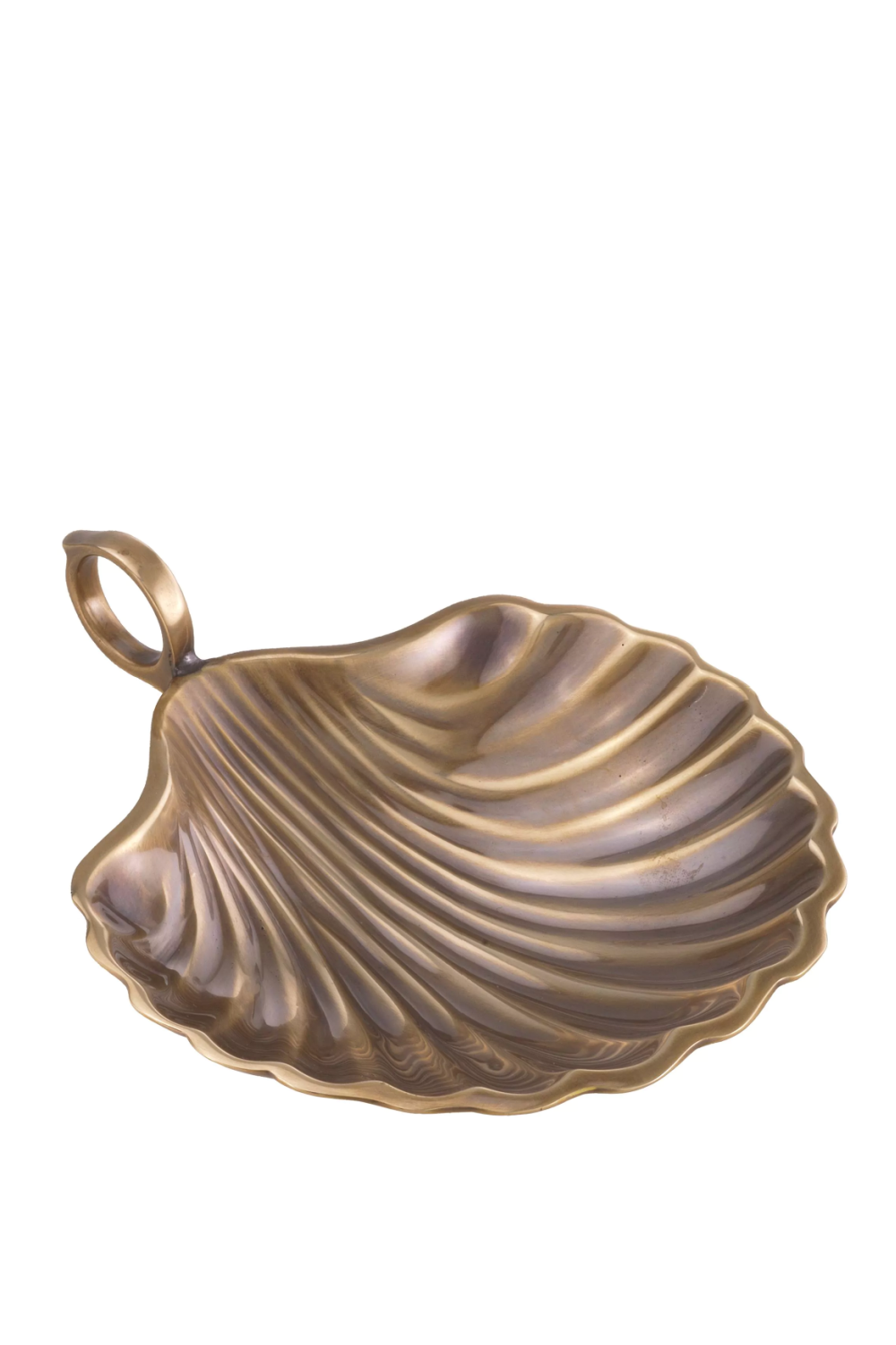 Vintage Brass Decorative Tray | Eichholtz Shell