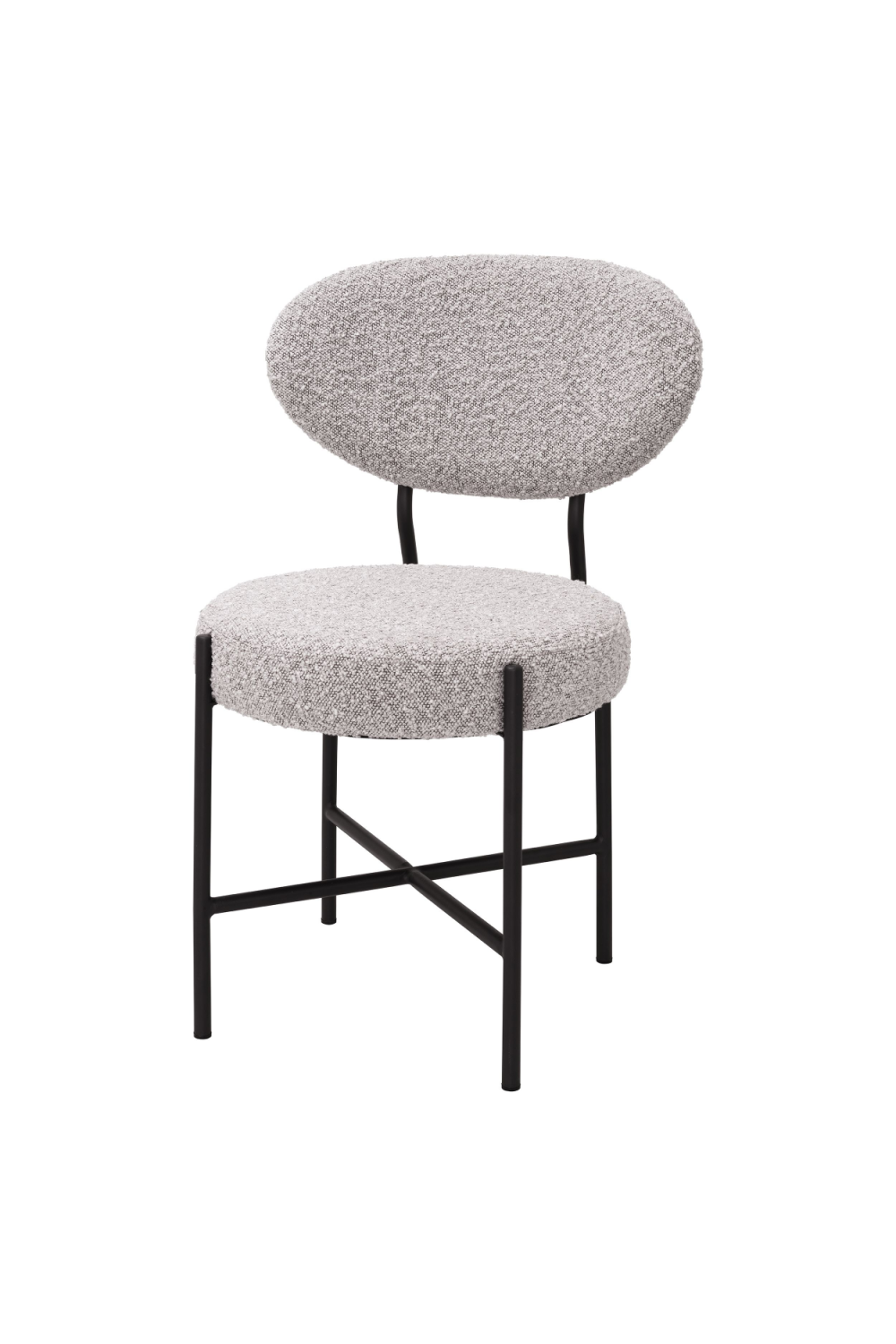 Gray Bouclé Dining Chairs (2) | Eichholtz Vicq  | Oroa.com