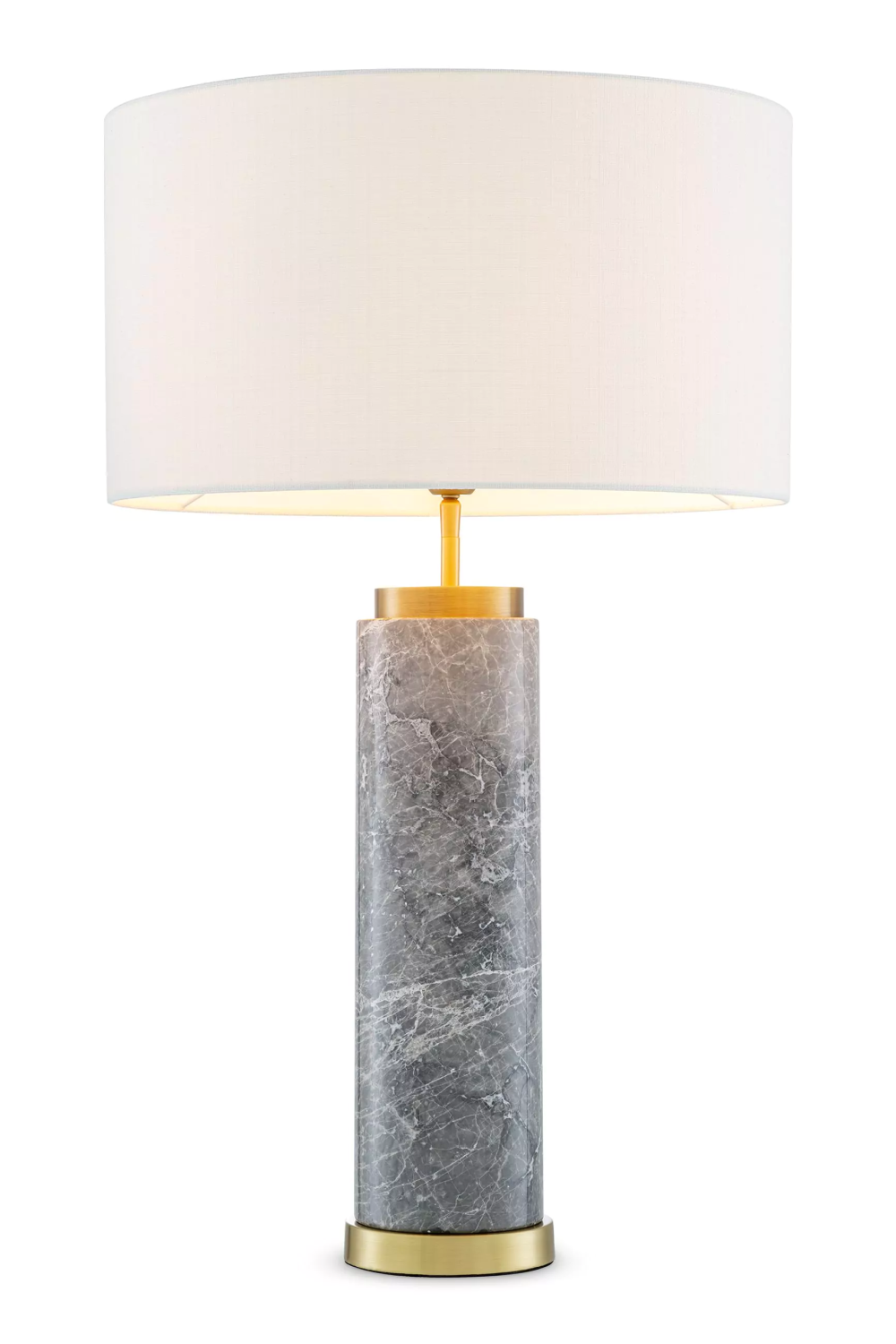 White Drum Shade Table Lamp | Eichholtz Lxry | OROA.com