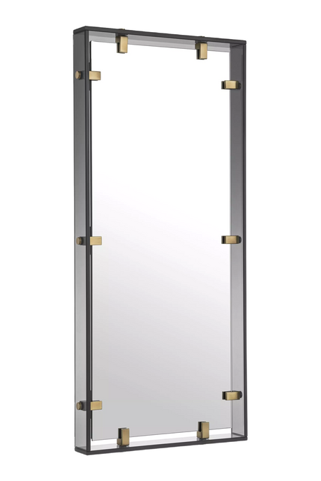 Smoke Glass Framed Mirror | Eichholtz Verona | OROA.com