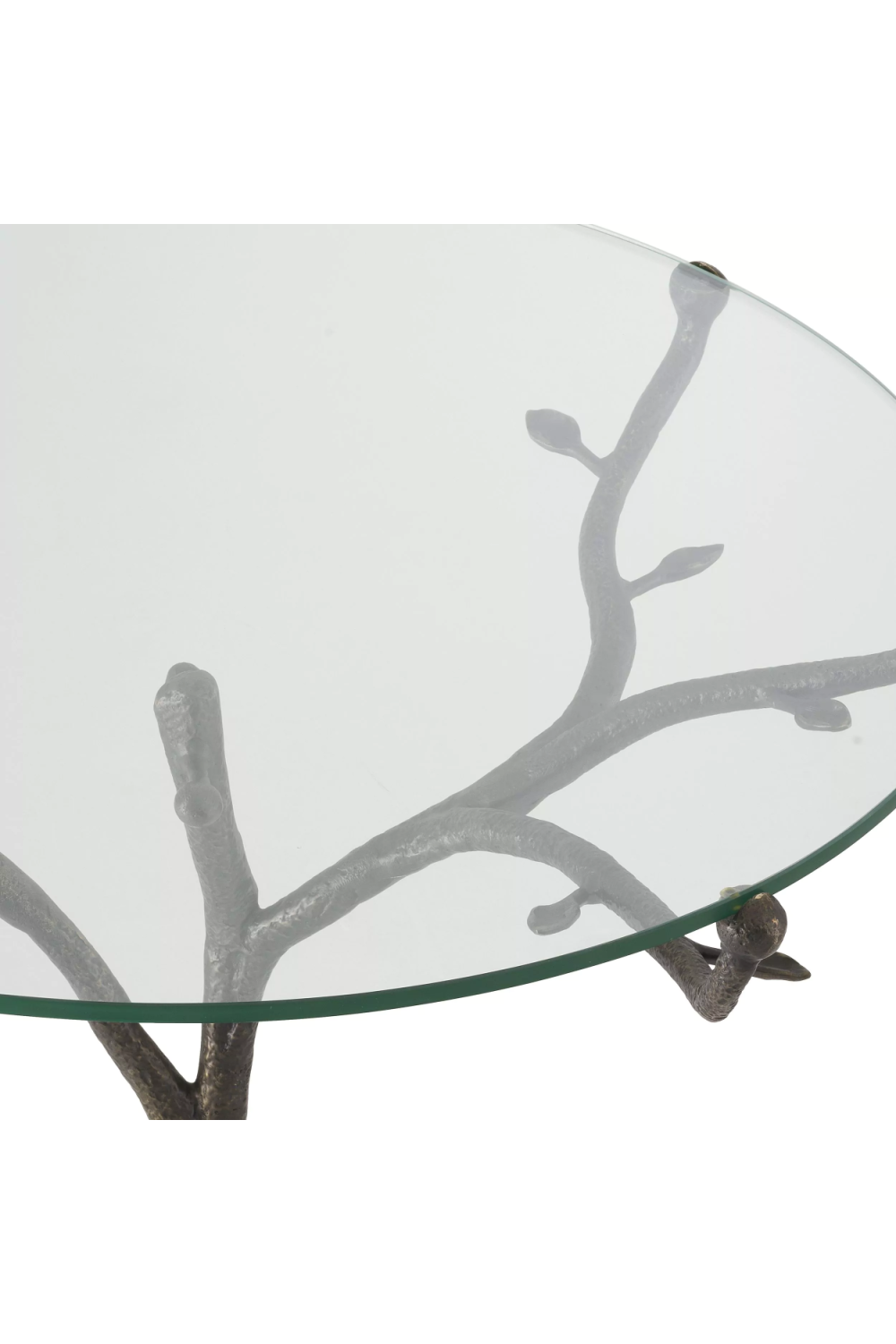 Rustic Tripod Glass Centre Table | Eichholtz Christophe | OROA.com