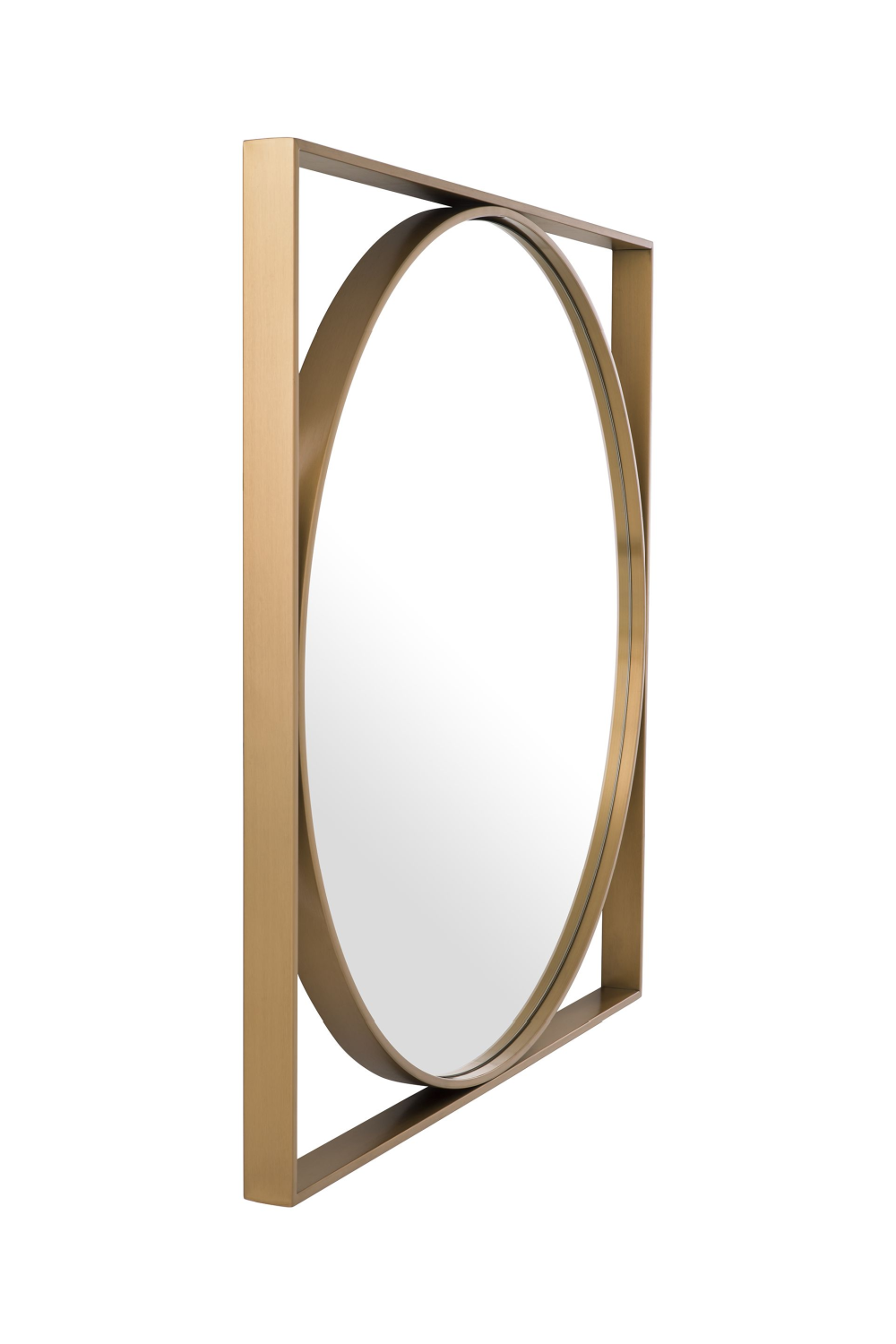 Square Framed Round Mirror | Eichholtz Montauk | OROA.com
