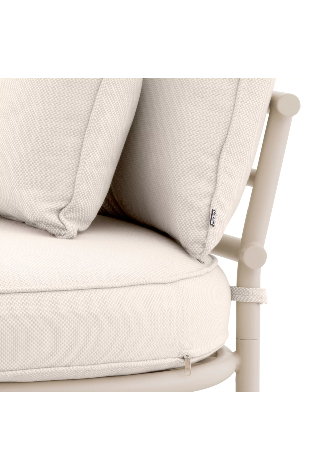 White Round Outdoor Chair | Eichholtz Laguno | Oroa.com