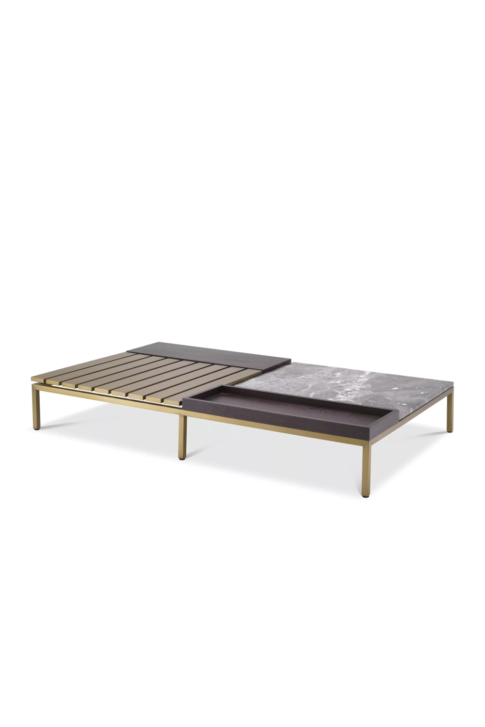 Marble And Brass Coffee Table | Eichholtz Forma | OROA.com
