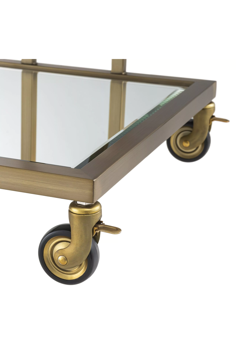 Stainless Steel Framed Glass Trolley | Eichholtz Beverly Hills | OROATRADE.com