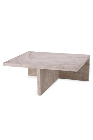 Minimalist Travertine Coffee Table | Eichholtz Amara | Oroa.com