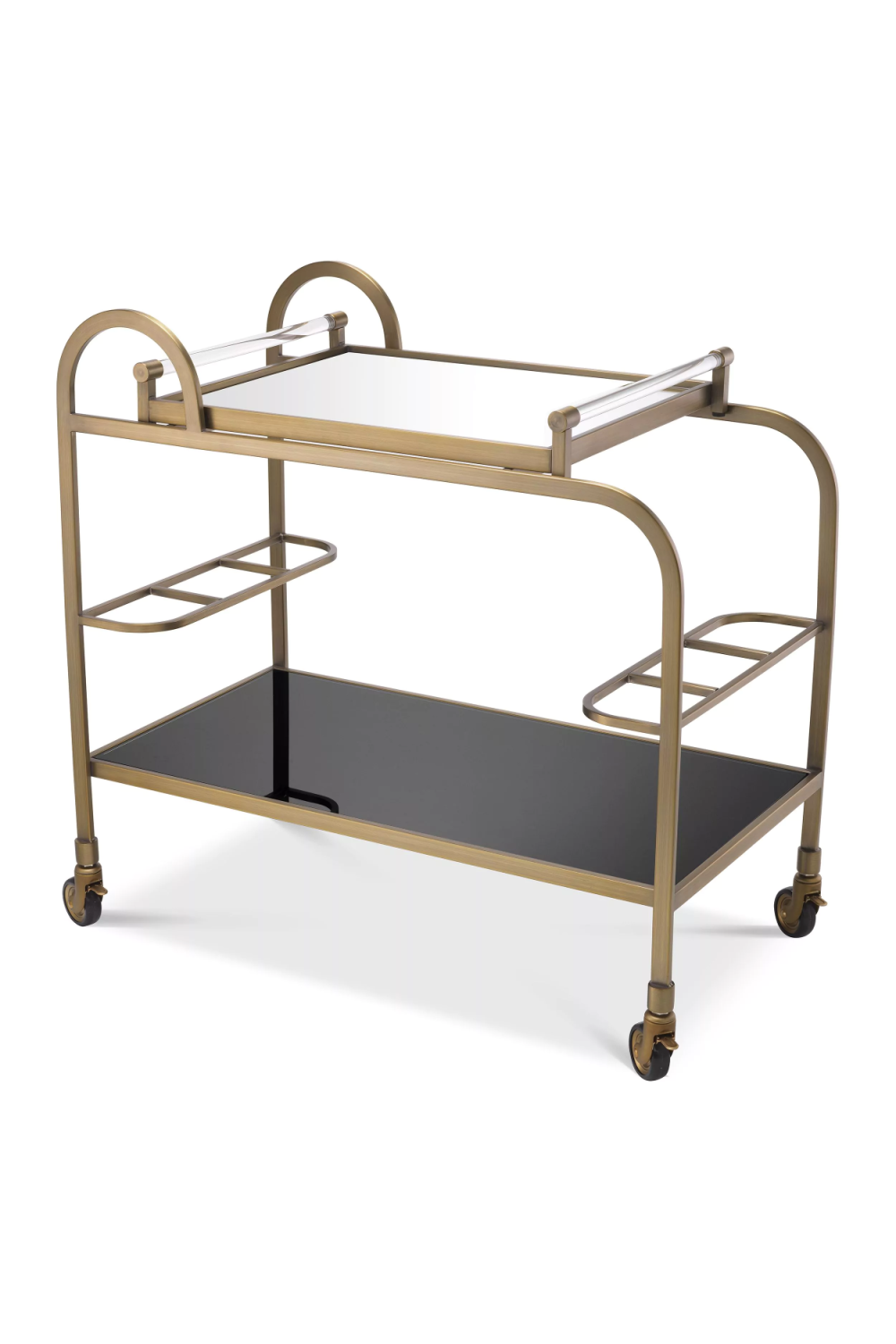 Modern Brushed Brass Trolley | Eichholtz Montreuil | OROA.com