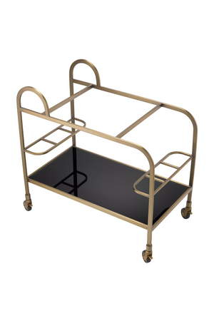 Modern Brushed Brass Trolley | Eichholtz Montreuil | OROA.com