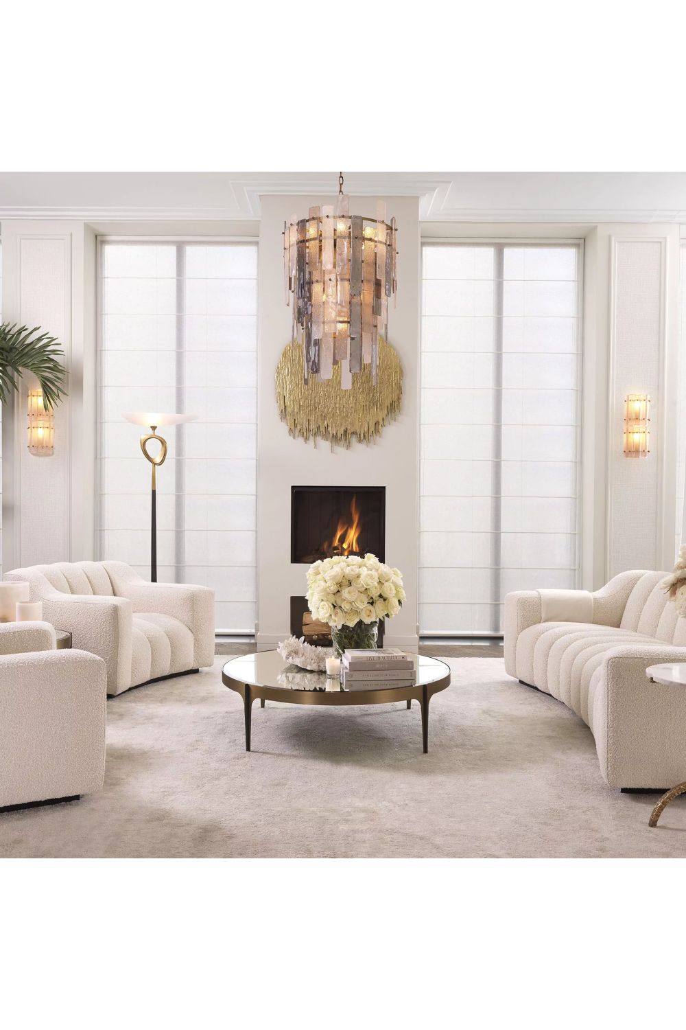 Mid-Century Modern Round Coffee Table | Eichholtz Artemisa | OROA.com