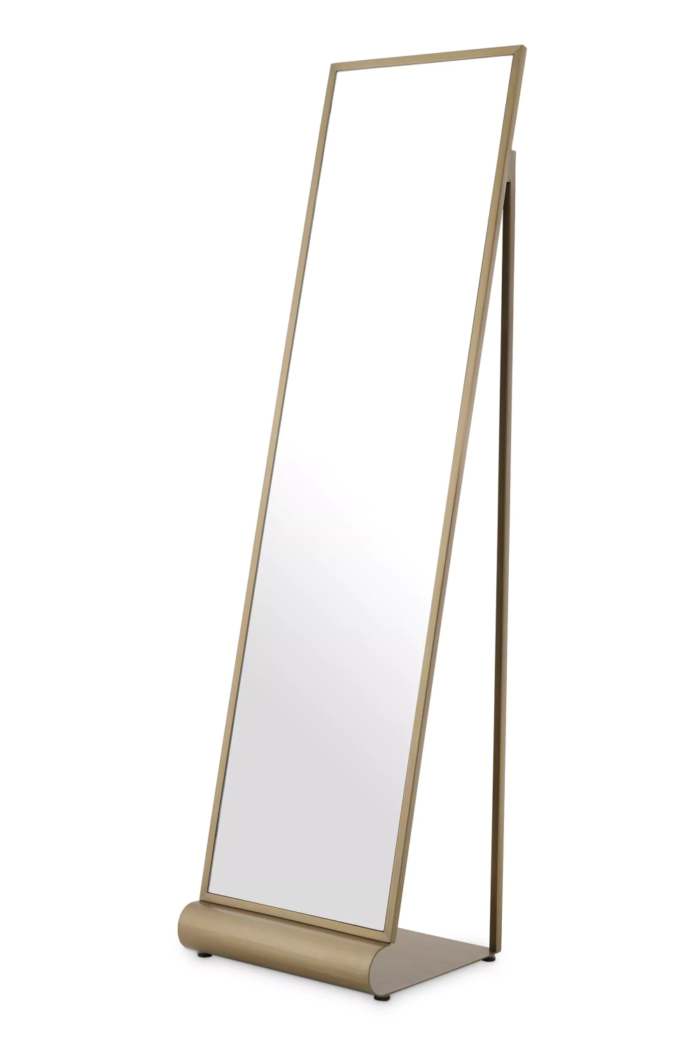 Rectangular Brass Floor Mirror | Eichholtz Panorama | Oroa.com