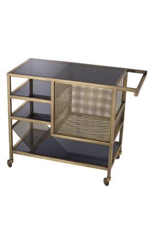 Vintage Brass Trolley | Eichholtz Sterling | Oroa.com