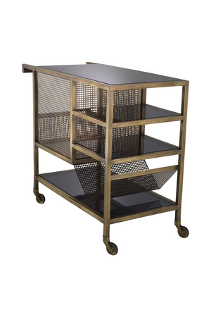 Vintage Brass Trolley | Eichholtz Sterling | Oroa.com