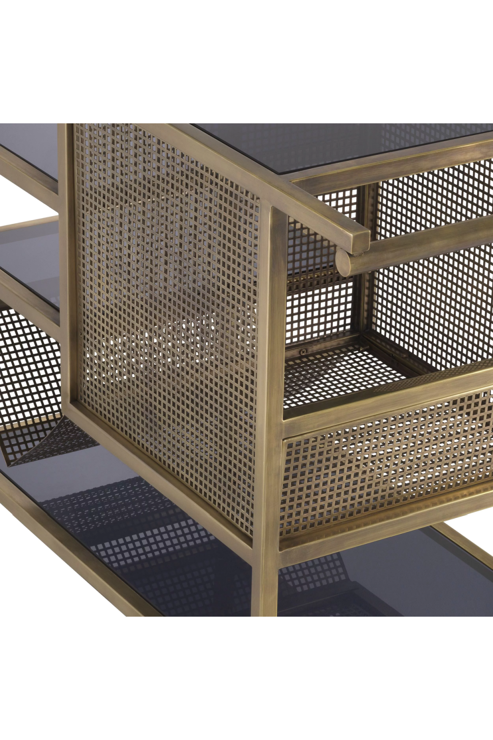 Vintage Brass Trolley | Eichholtz Sterling | Oroa.com