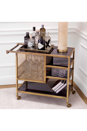 Vintage Brass Trolley | Eichholtz Sterling | Oroa.com