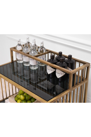 Vintage Brass Trolley | Eichholtz Sterling | Oroa.com