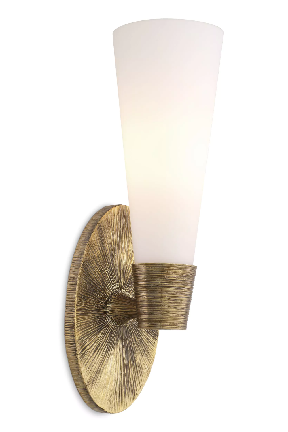 White Glass Wall Lamp | Eichholtz Nolita | OROA