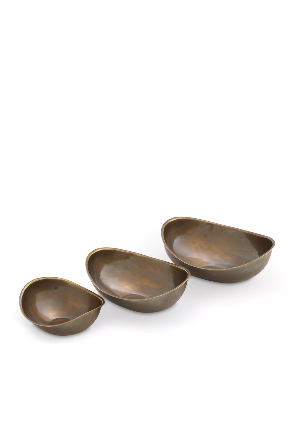Vintage Brass Bowl Set (3) | Eichholtz Sena | Oroa.com