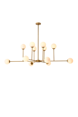 White Glass Orbs Chandelier | Eichholtz Aram | Oroa.com