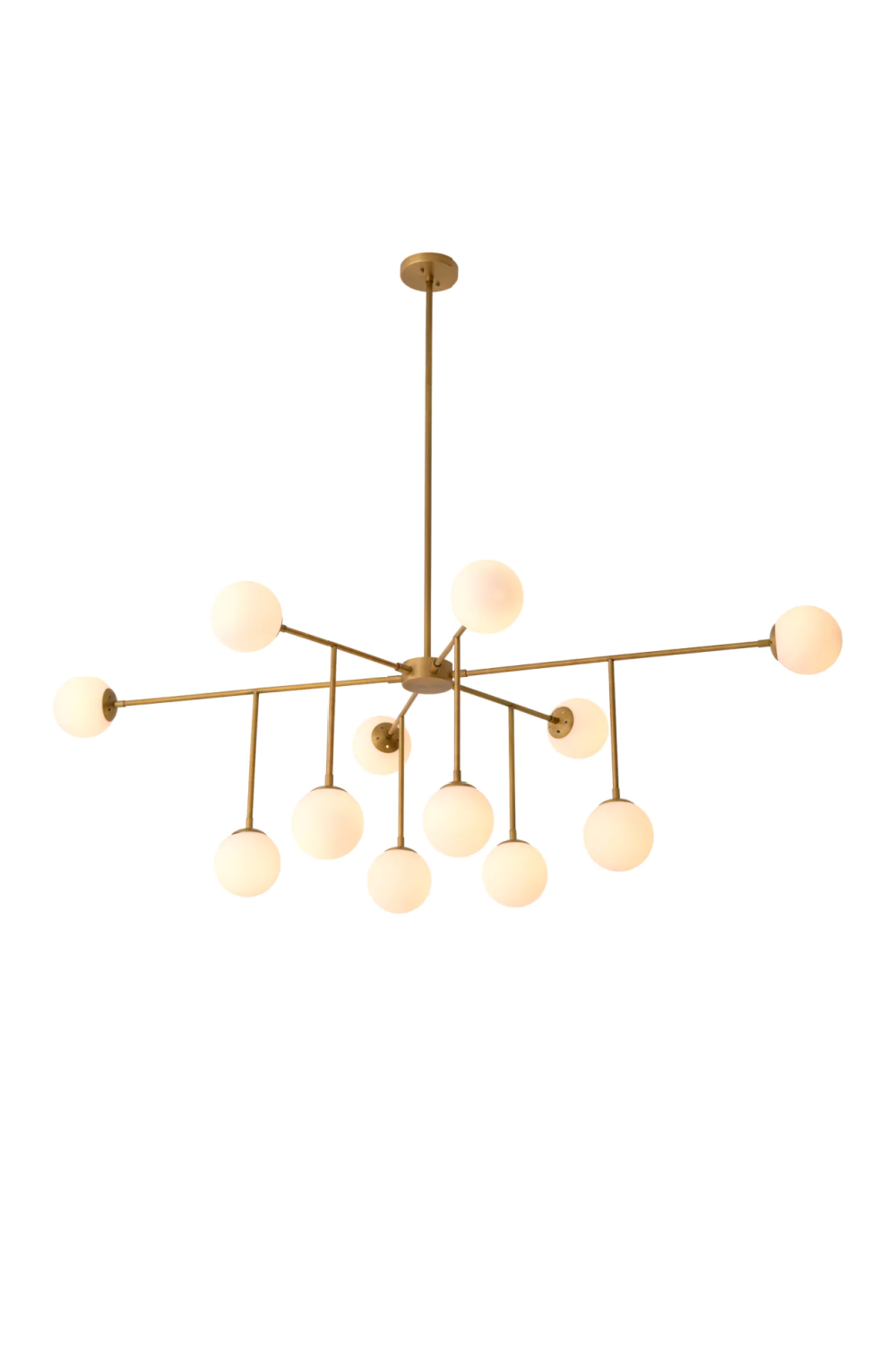 White Glass Orbs Chandelier | Eichholtz Aram | Oroa.com