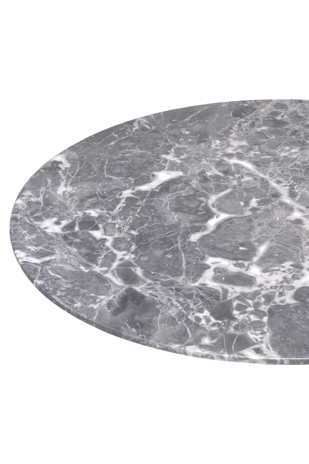 Gray Marble Pedestal Dining Table | Eichholtz Flow | Oroa.com