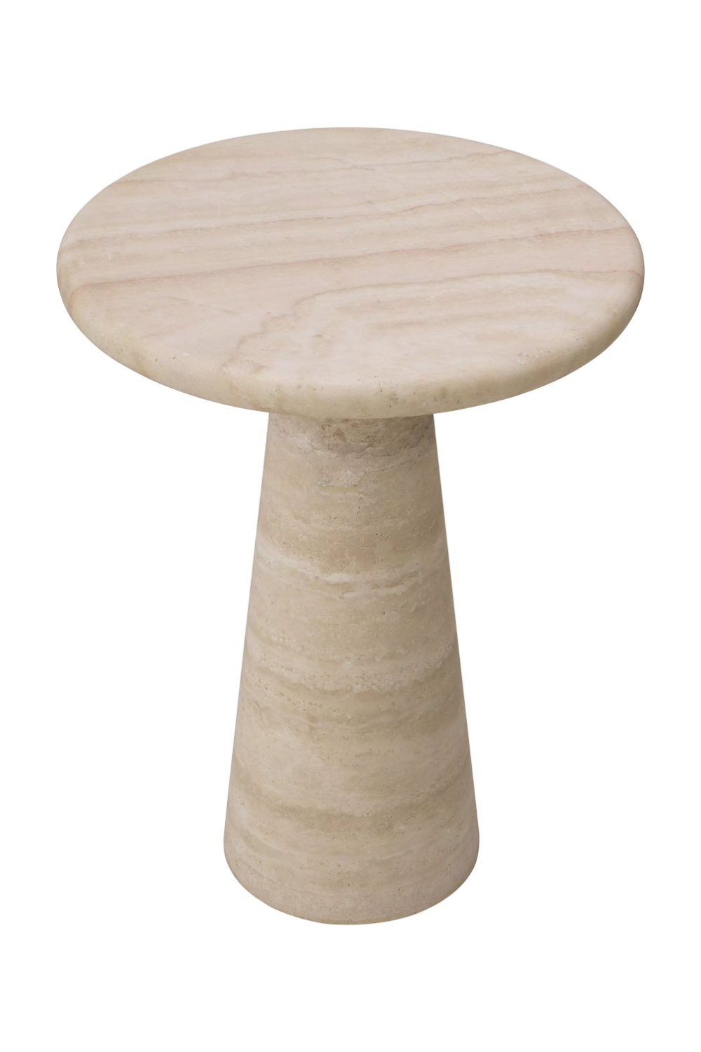 Natural Limestone Pedestal Side Table | Eichholtz Adriana | OROA