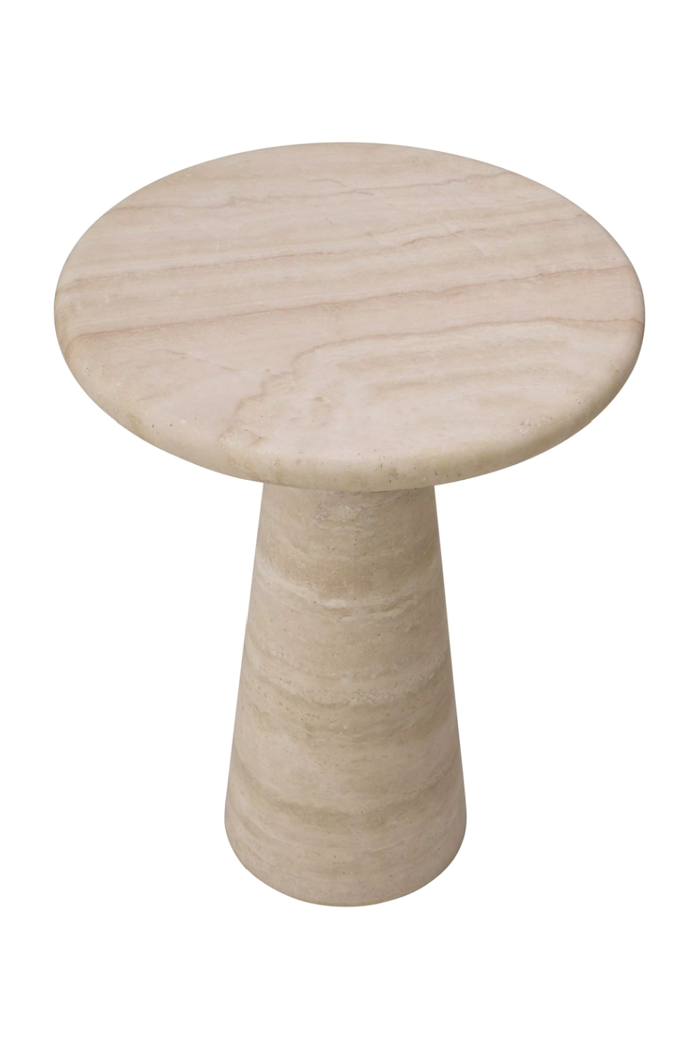 Natural Limestone Pedestal Side Table | Eichholtz Adriana | OROA