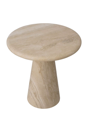 Natural Limestone Pedestal Side Table | Eichholtz Adriana | OROA