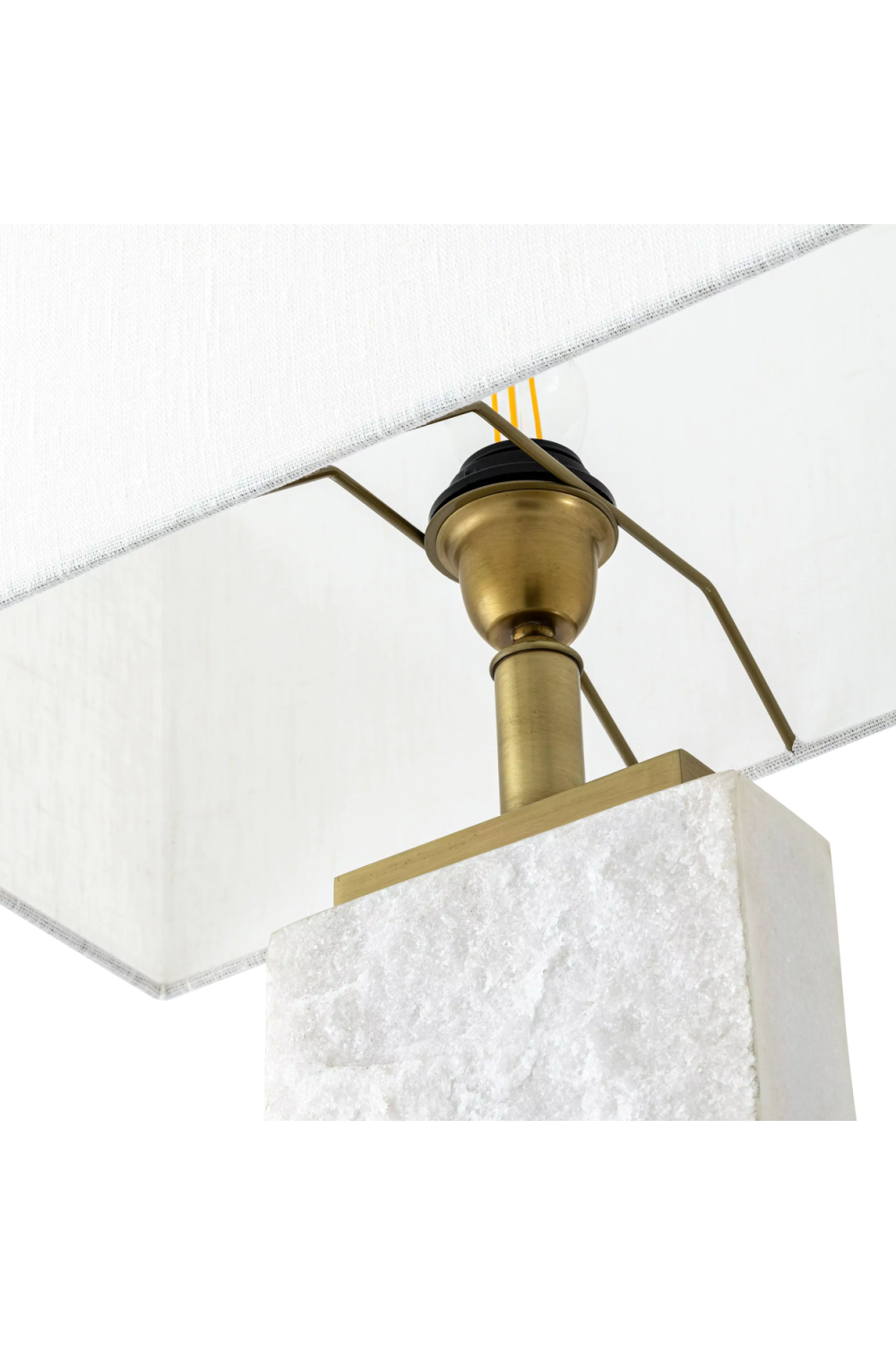 Sculptural Marble Floor Lamp | Eichholtz Newton | OROA.com