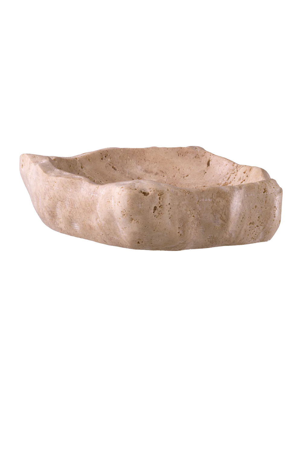 Carved Travertine Bowl | Eichholtz Callas | Oroa.com