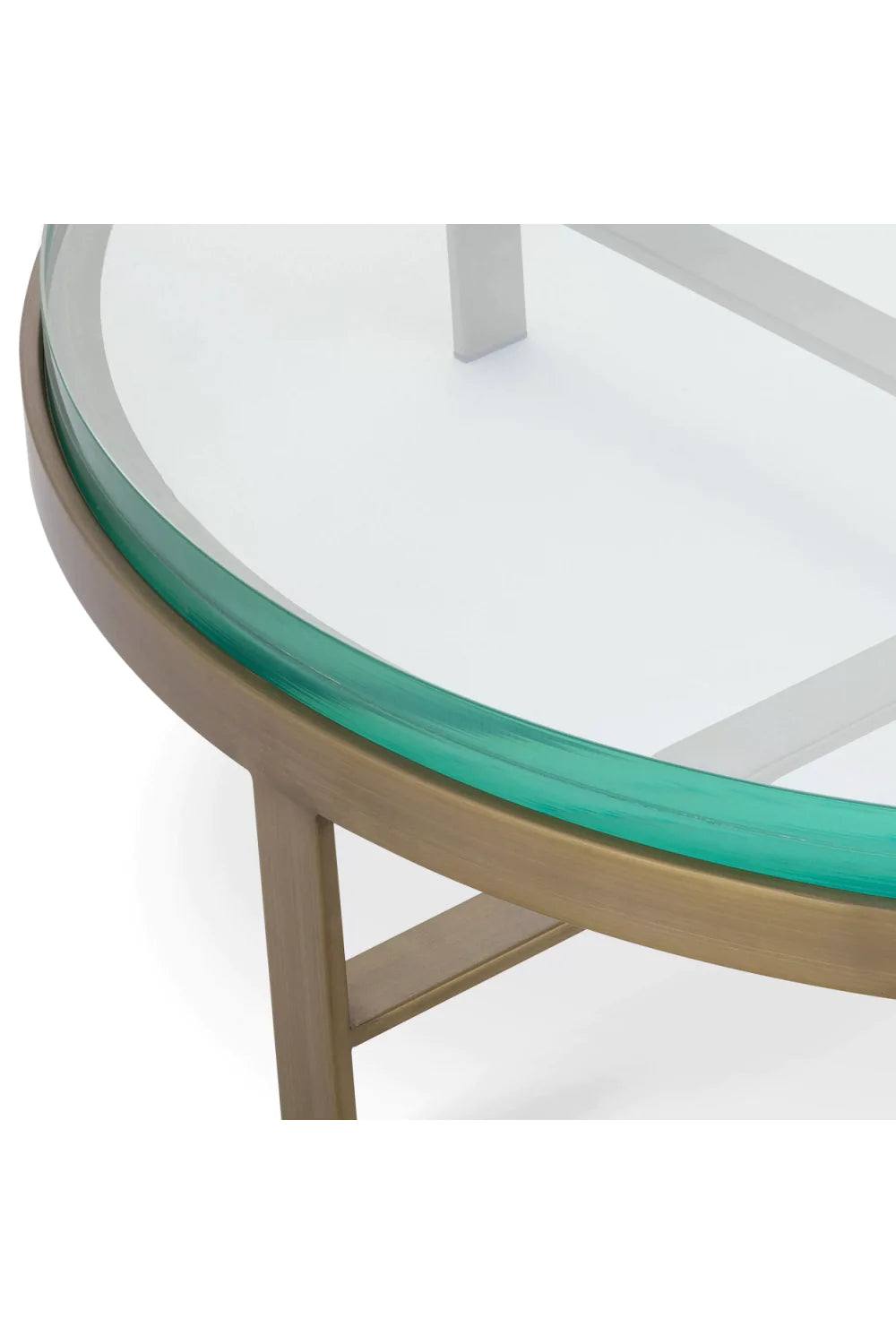 Round Clear Glass Coffee Table | Eichholtz Hoxton | Oroa.com