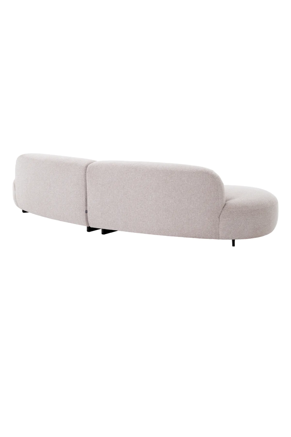 Light Gray Curved Outdoor Sofa | Eichholtz Björn | Oroa.com