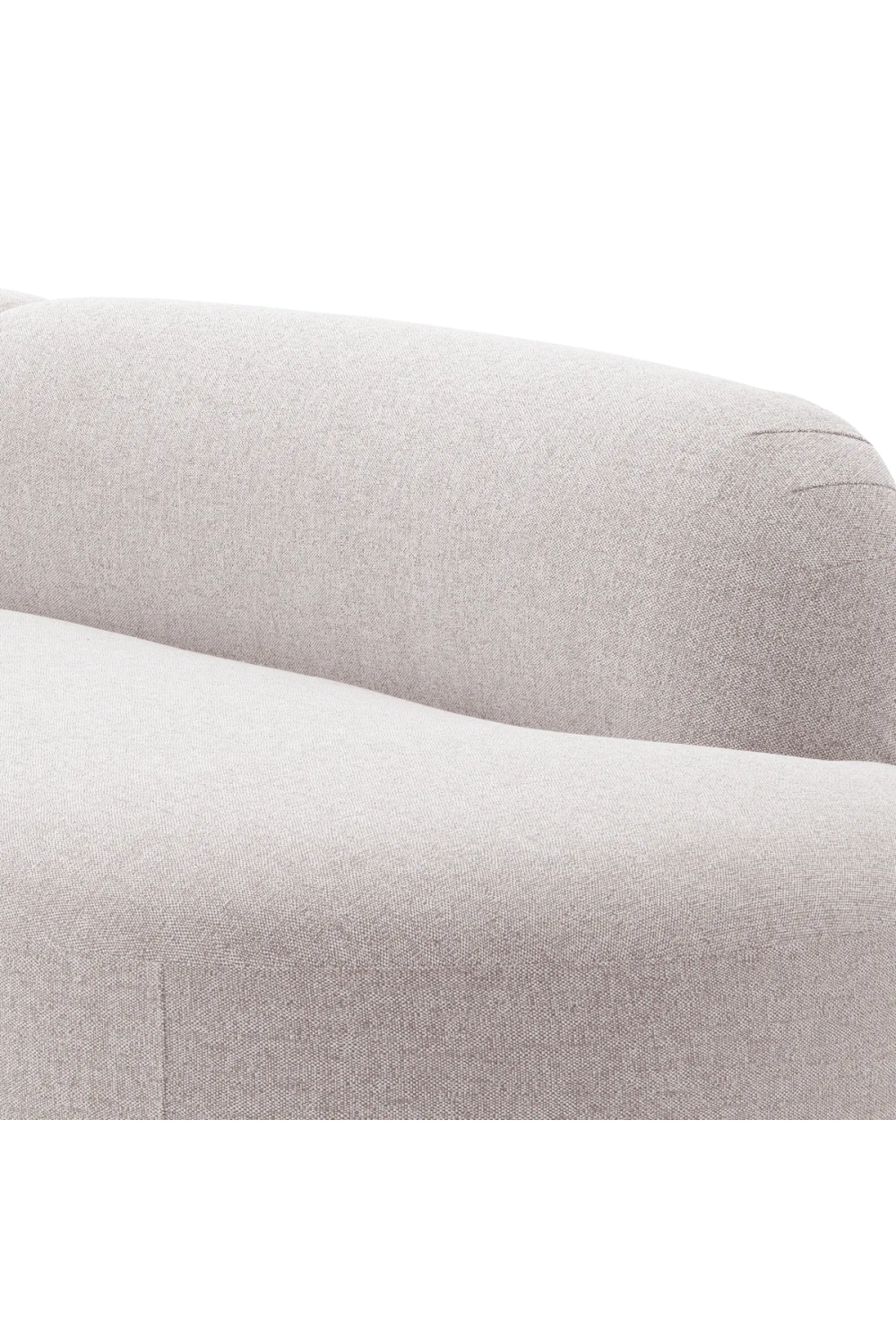 Light Gray Curved Outdoor Sofa | Eichholtz Björn | Oroa.com