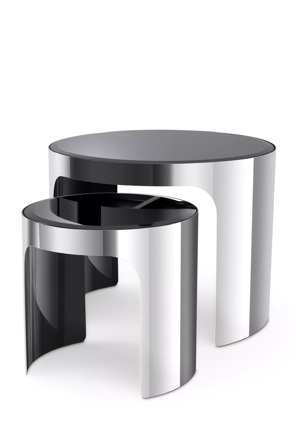 Bevelled Glass Side Tables (2) | Eichholtz Piemonte | Oroa.com