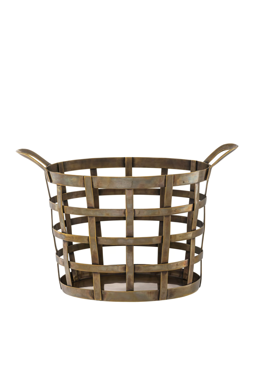 Vintage Brass Basket | Eichholtz Vreeland | Oroa.com